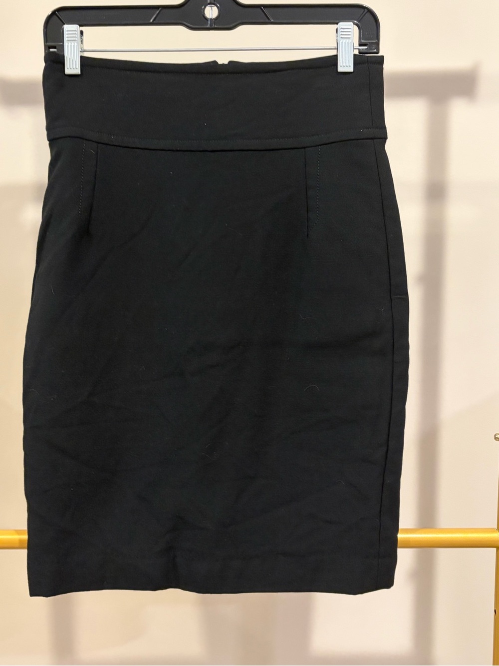 Burberry Black High-Waist Pencil Skirt